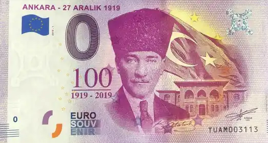 0€-Schein ANKARA - 27 ARALIK 1919