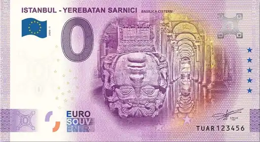 Billete de 0€ ISTANBUL - YEREBATAN SARNICIBASILICA CISTERN
