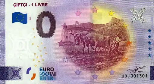 Billet 0€ ÇIFTÇI - 1 LIVRE