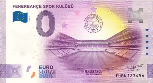0€ banknote FENERBAHCE SPOR KULÜBÜ