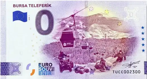 0€ banknote BURSA TELEFERIK