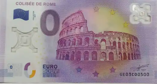 Billete de 0€ COLISÉE DE ROME
