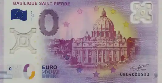 0€ banknote BASILIQUE SAINT-PIERRE