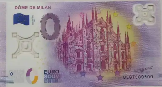 Billete de 0€ DÔME DE MILAN