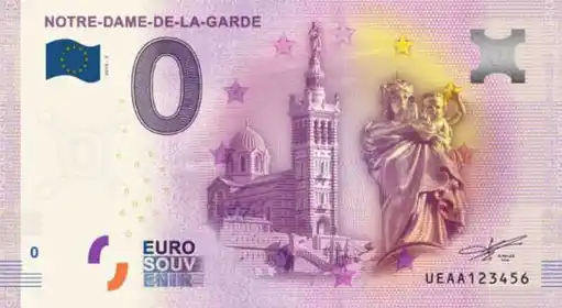 0€-Schein NOTRE-DAME-DE-LA-GARDE