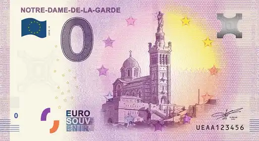 Billete de 0€ NOTRE-DAME-DE-LA-GARDE