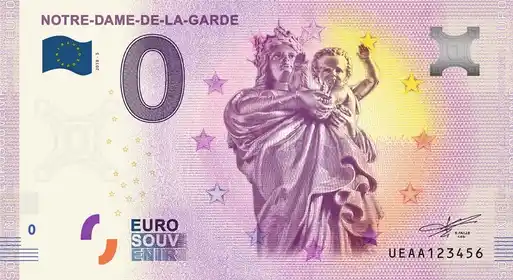 Banconota da 0€ NOTRE-DAME-DE-LA-GARDE