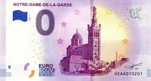 0€-Schein NOTRE-DAME-DE-LA-GARDE