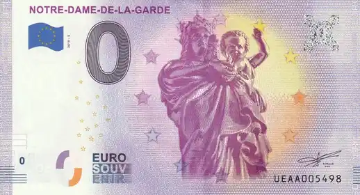 0€-Schein NOTRE-DAME-DE-LA-GARDE