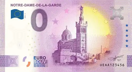 Banconota da 0€ NOTRE-DAME-DE-LA-GARDE