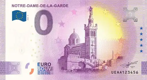 0€-Schein NOTRE-DAME-DE-LA-GARDE