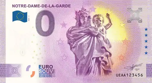 Banconota da 0€ NOTRE-DAME-DE-LA-GARDE