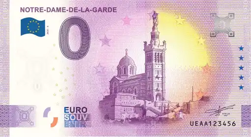 Banconota da 0€ NOTRE-DAME-DE-LA-GARDE