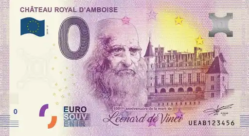 0€-Schein CHÂTEAU ROYAL D'AMBOISE