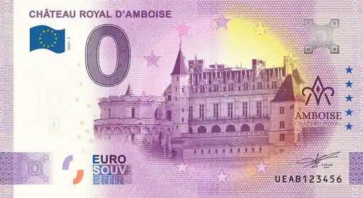 0€-Schein CHÂTEAU ROYAL D'AMBOISE