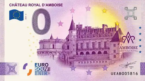 0€ banknote CHÂTEAU ROYAL D'AMBOISE