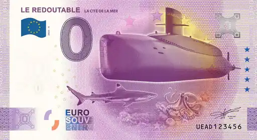 Billet 0€ LE REDOUTABLE LA CITÉ DE LA MER