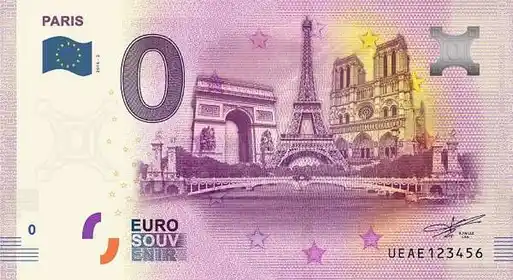 0€-Schein PARIS