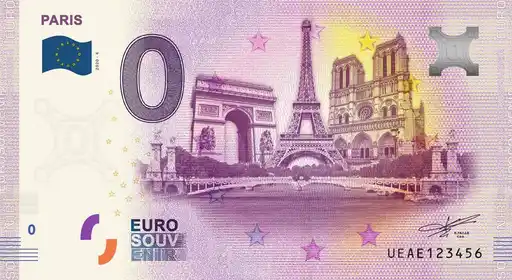 Banconota da 0€ PARIS