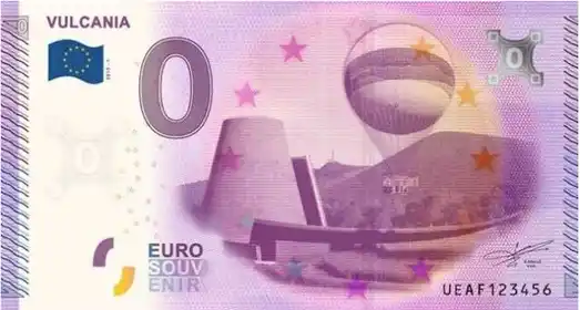 Banconota da 0€ VULCANIA
