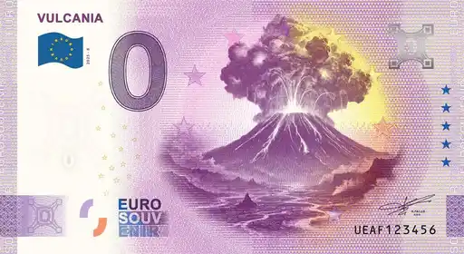 Banconota da 0€ VULCANIA