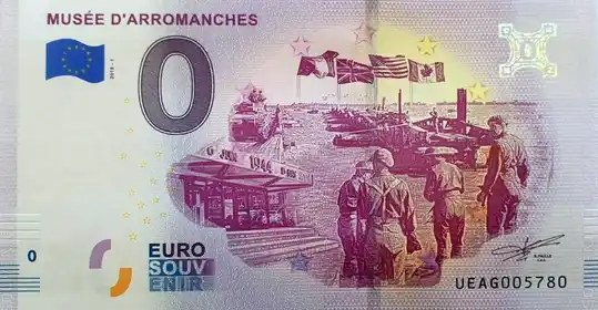 Billete de 0€ MUSÉE D'ARROMANCHES
