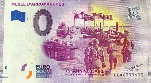 Billete de 0€ MUSÉE D'ARROMANCHES