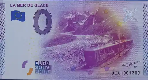 Banconota da 0€ LA MER DE GLACE