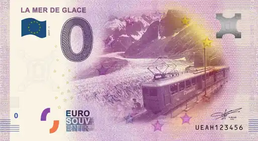 Billete de 0€ LA MER DE GLACE