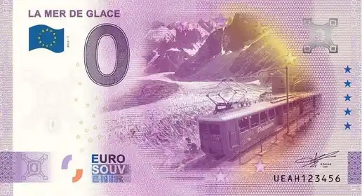 Banconota da 0€ LA MER DE GLACE