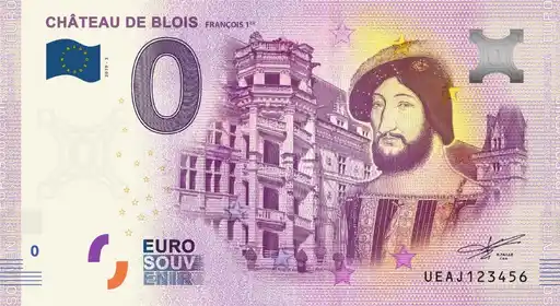 0€-Schein CHÂTEAU DE BLOIS FRANÇOIS 1ER