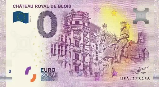 0€ banknote CHÂTEAU ROYAL DE BLOIS