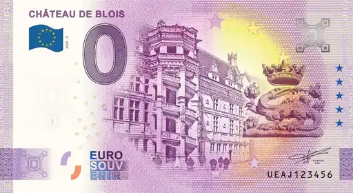 Banconota da 0€ CHÂTEAU DE BLOIS