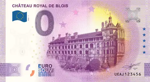 0€ banknote CHÂTEAU ROYAL DE BLOIS