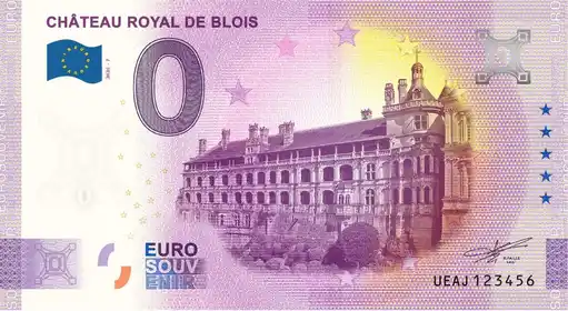 0€-Schein CHÂTEAU ROYAL DE BLOIS