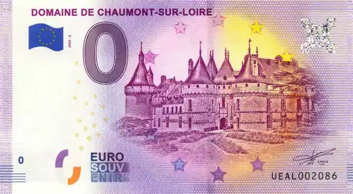 Banconota da 0€ DOMAINE DE CHAUMONT-SUR-LOIRE