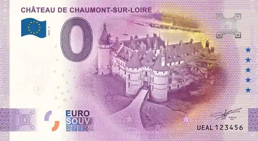 0€-Schein CHÂTEAU DE CHAUMONT-SUR-LOIRE