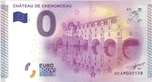 Banconota da 0€ CHÂTEAU DE CHENONCEAU