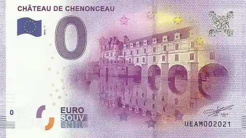 Billete de 0€ CHÂTEAU DE CHENONCEAU
