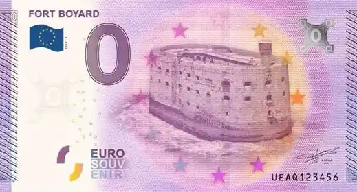 0€-Schein FORT BOYARD