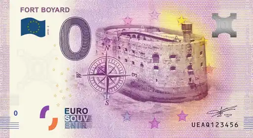 0€-Schein FORT BOYARD