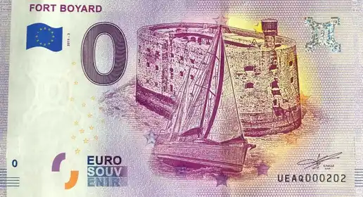 0€ banknote FORT BOYARD