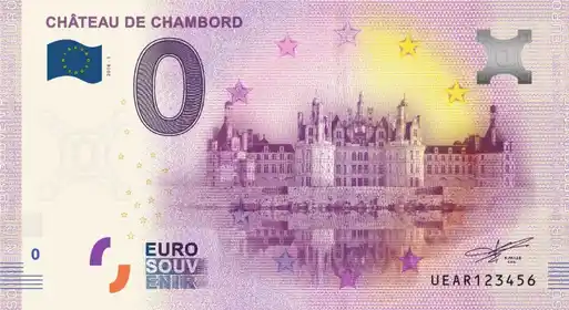 Billete de 0€ CHÂTEAU DE CHAMBORD