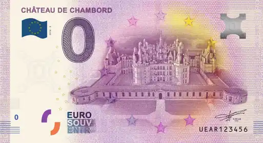 0€-Schein CHÂTEAU DE CHAMBORD