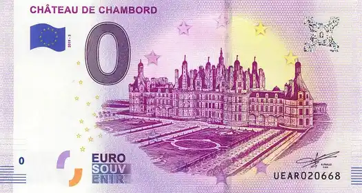 Billete de 0€ CHÂTEAU DE CHAMBORD