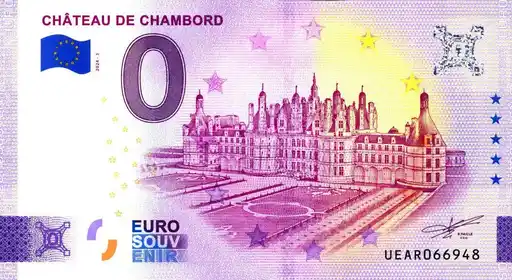 0€ banknote CHÂTEAU DE CHAMBORD