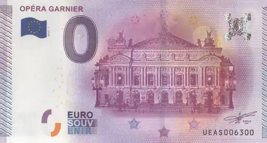 0€ banknote OPÉRA GARNIER