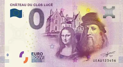 Banconota da 0€ CHÂTEAU DU CLOS LUCÉ
