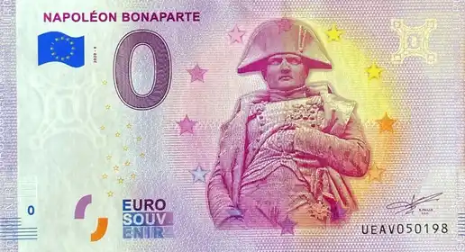 0€ banknote NAPOLÉON BONAPARTE