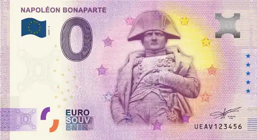 0€ banknote NAPOLÉON BONAPARTE
